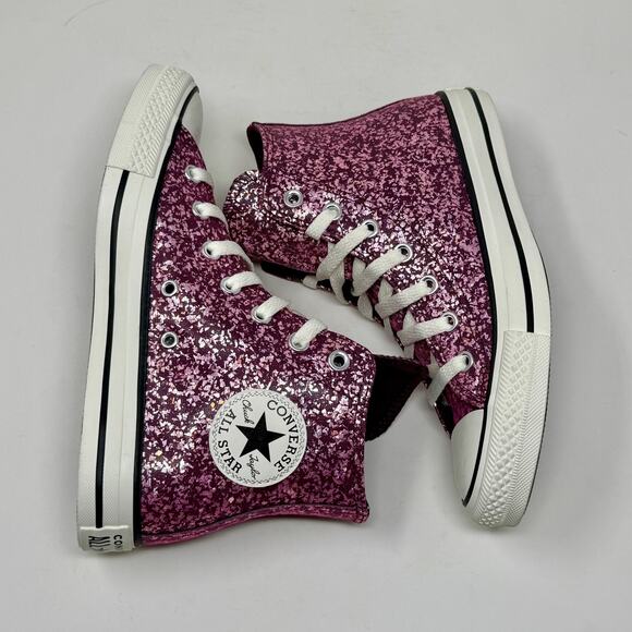 Converse Chuck Taylor All Star Hi Sneaker Brand New W Box Womens 8 Purple S-1530 - Picture 11 of 16